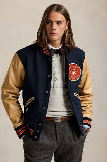 Bomber bunda Polo by Ralph Lauren Varsity Jacket Modrá | 710949941, 0