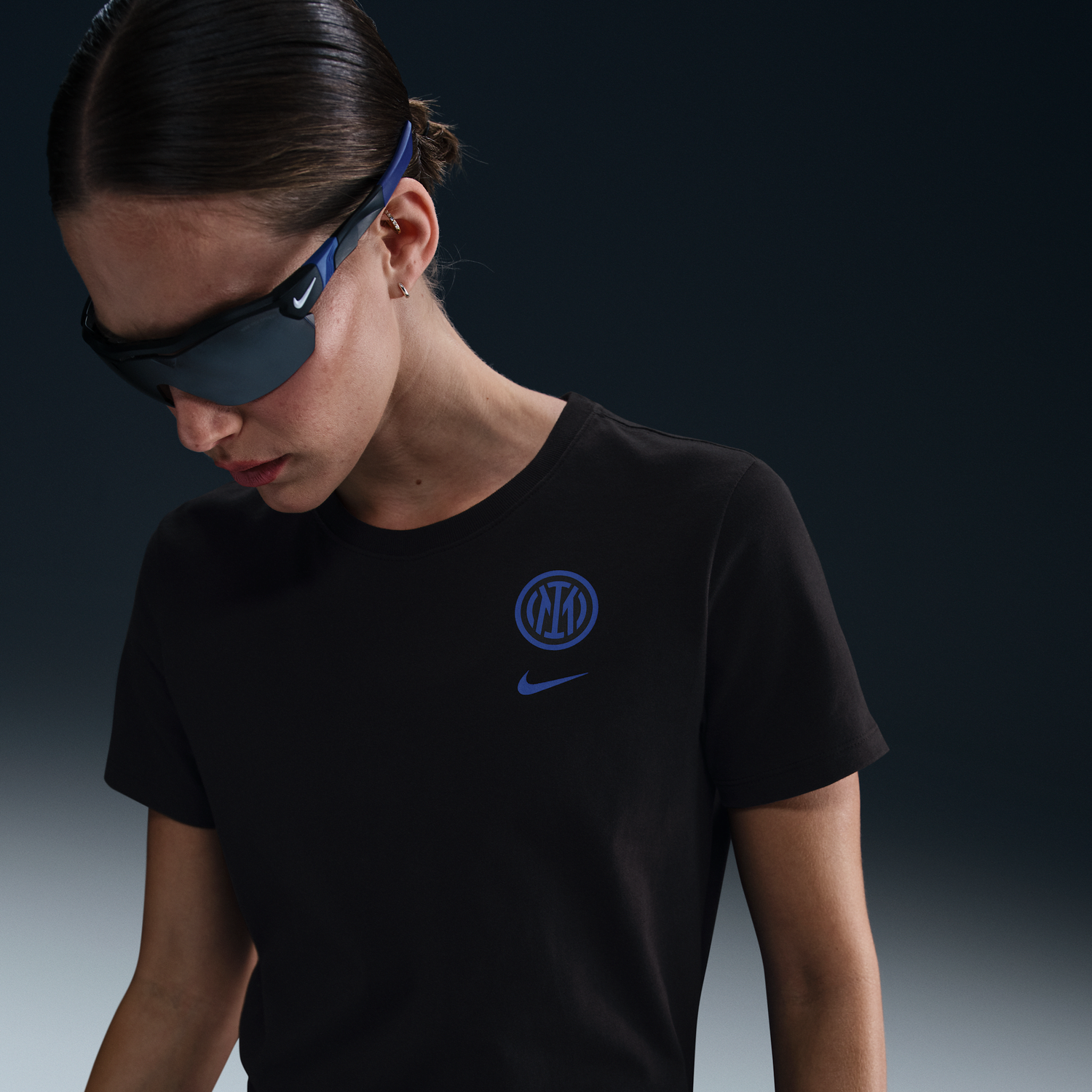 Tričko Nike Inter Milan Supporter Football T-Shirt Čierna | HQ1805-010, 1