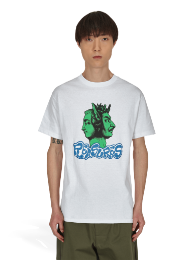 Tričko Pleasures Two Face T-Shirt Biela | P21W046 WHITE