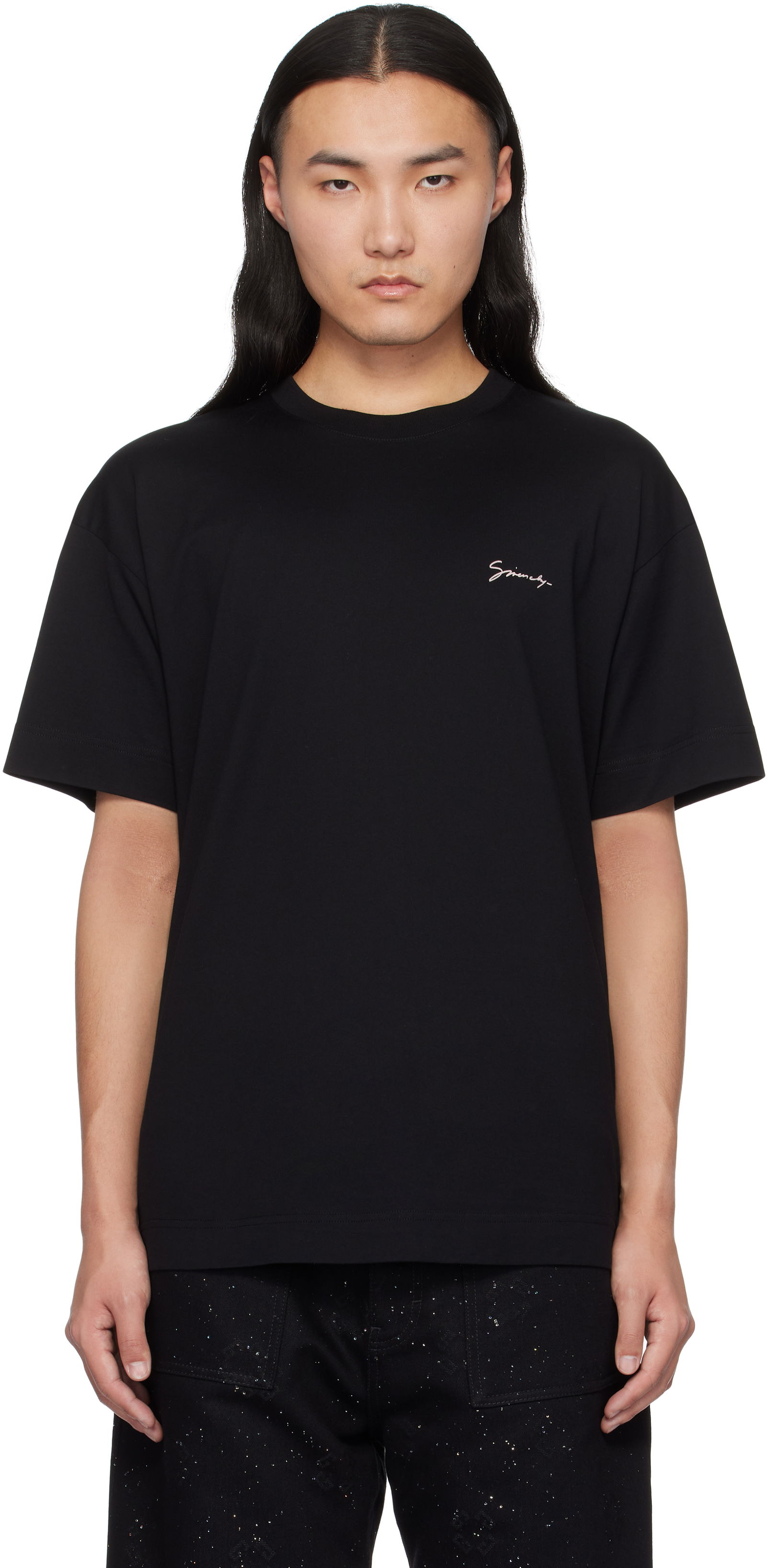 Black T-Shirt With Logo