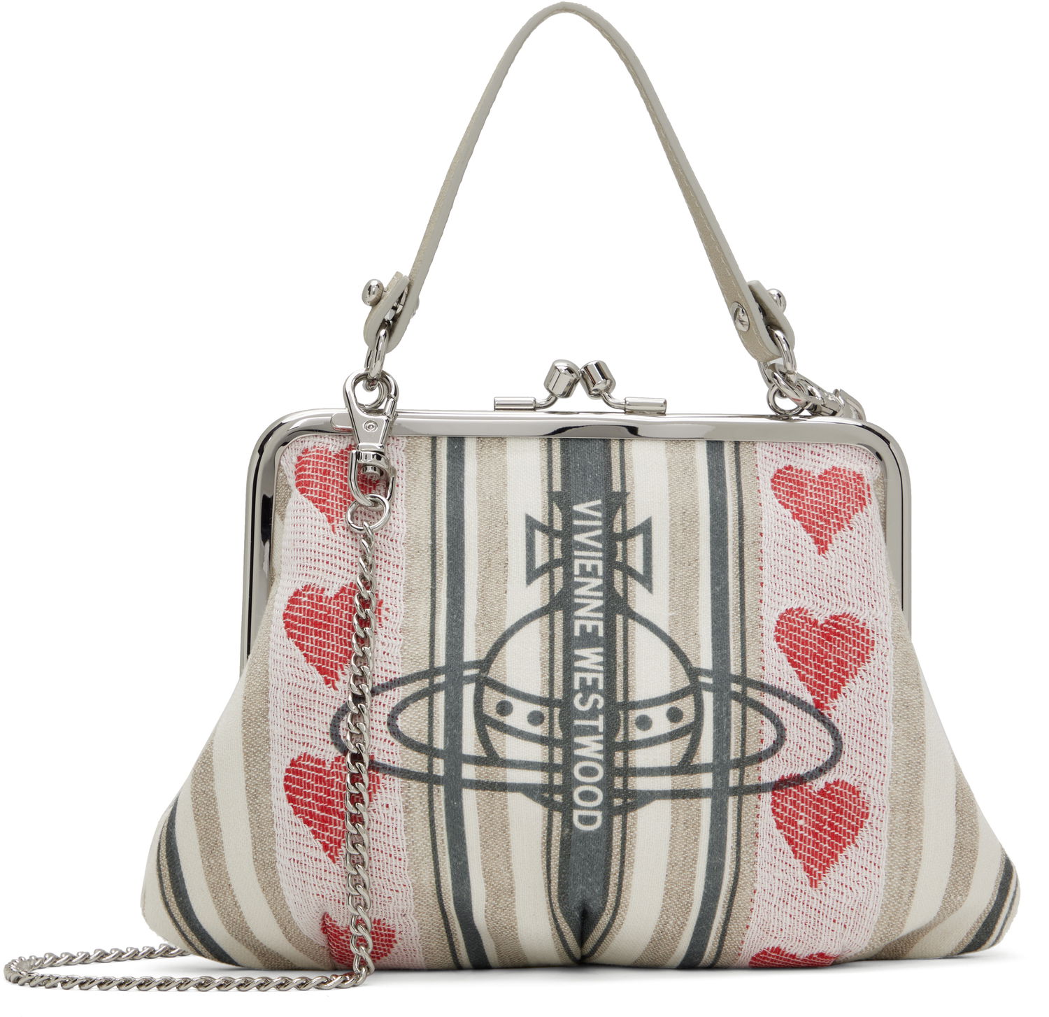 Kabelka Vivienne Westwood Vivienne Westwood Granny Frame Bag with Chain Béžová | 4B01000KW-W0148-, 0