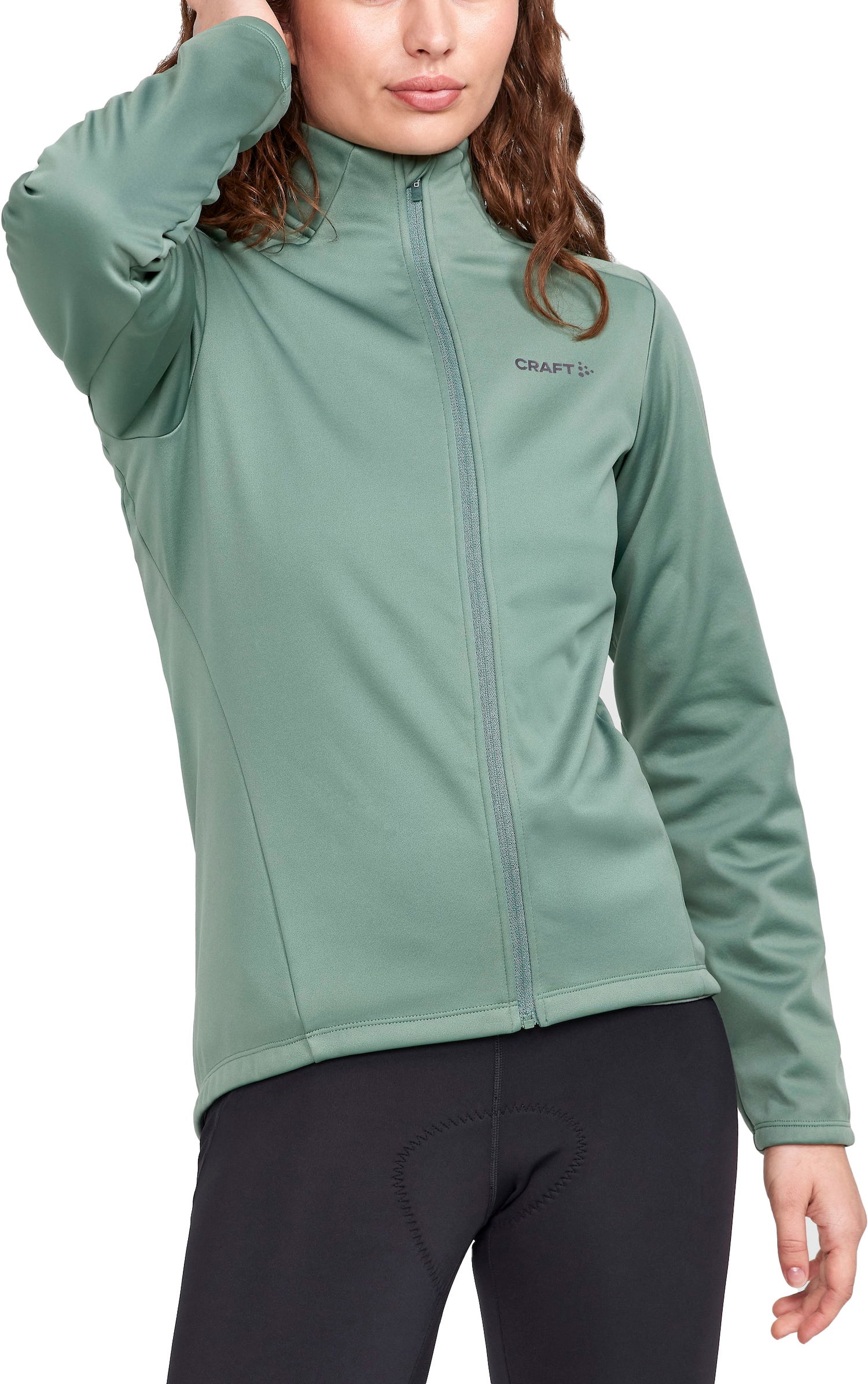 Vetrovka Craft Jacket CORE Bike Sub Zelené | 1911430-626000, 0