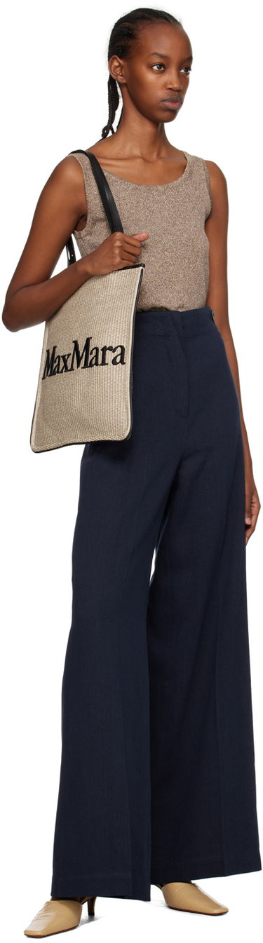 Tielko Max Mara Elica Tank Top Hnedá | 2393611232600 MM12134, 4