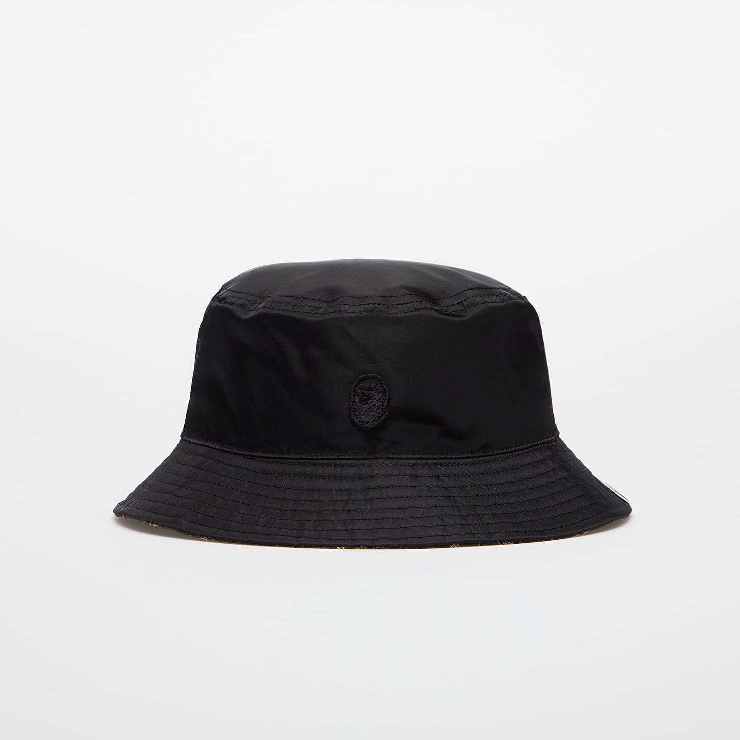 Klobúk BAPE A BATHING APE College Monogram Reversible Bucket Hat Hnedá | 001HTL301305MBLK, 1