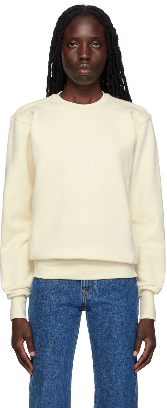 Sveter TOTEME TOTEME Crewneck Sweatshirt Béžová | 233-5068-783, 0