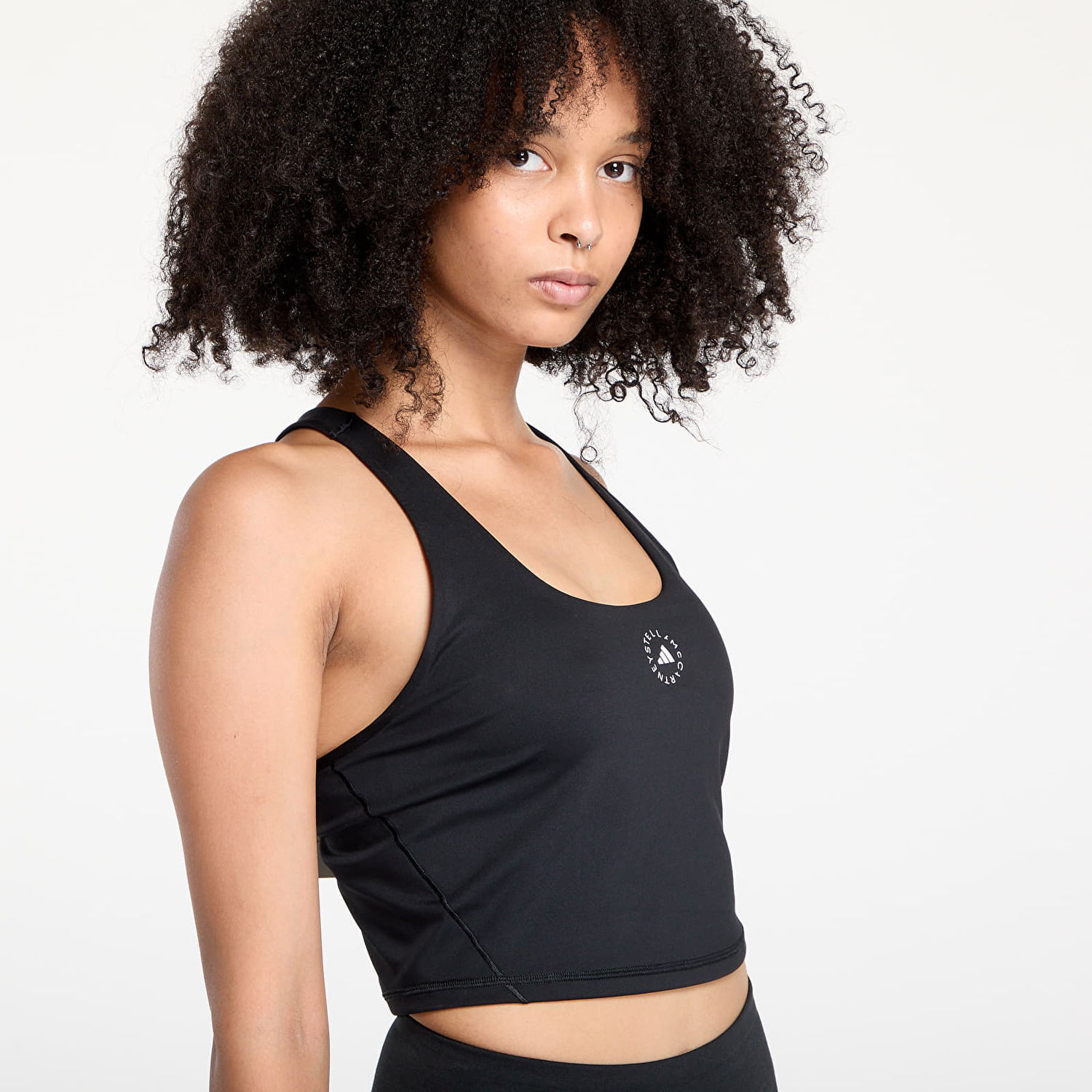 Tielko adidas Performance adidas by Stella McCartney Yoga Crop Top Čierna | JW1999, 1