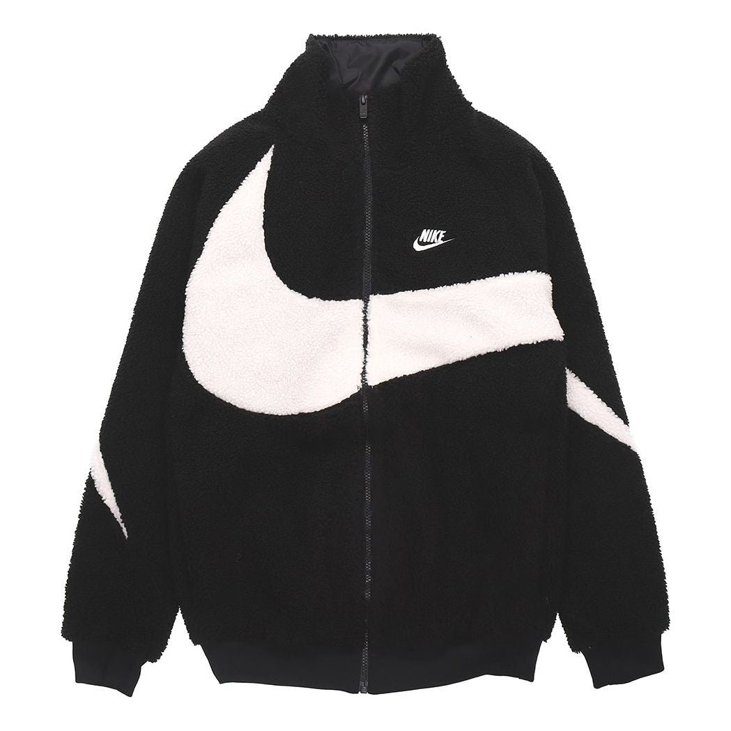 Bomber bunda Nike Big Swoosh Stand Collar Jacket Čierna | DH2474-011, 0