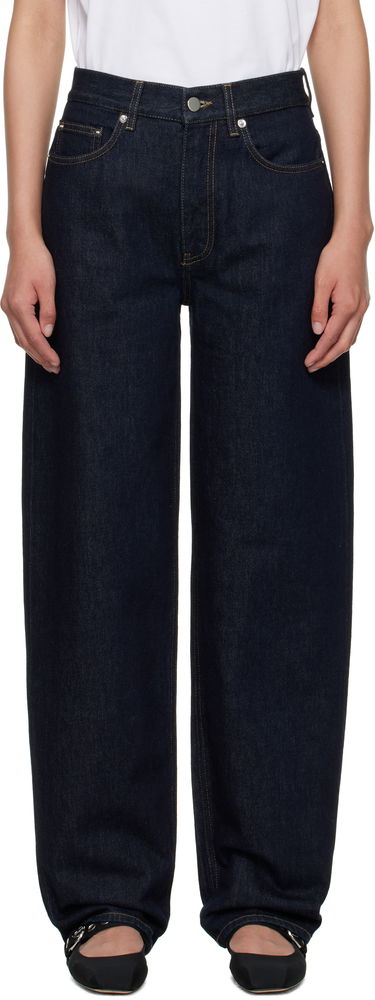 Džínsy Loulou de Saison Loulou de Saison Samur Straight-Leg Jeans Modrá | SAMUR LDS, 0