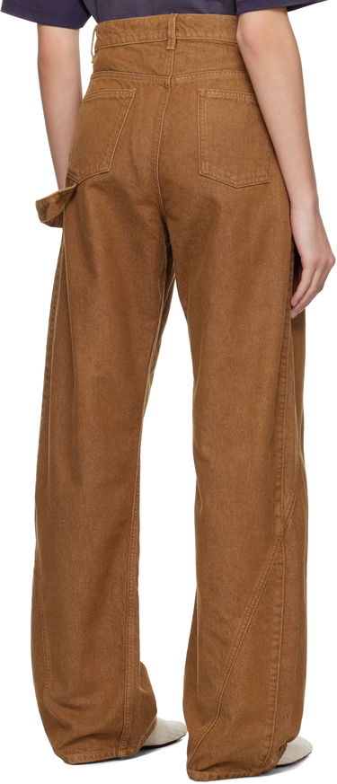 Džínsy JW Anderson JW Anderson Twisted Workwear Jeans Hnedá | DT0115-PG1756, 2