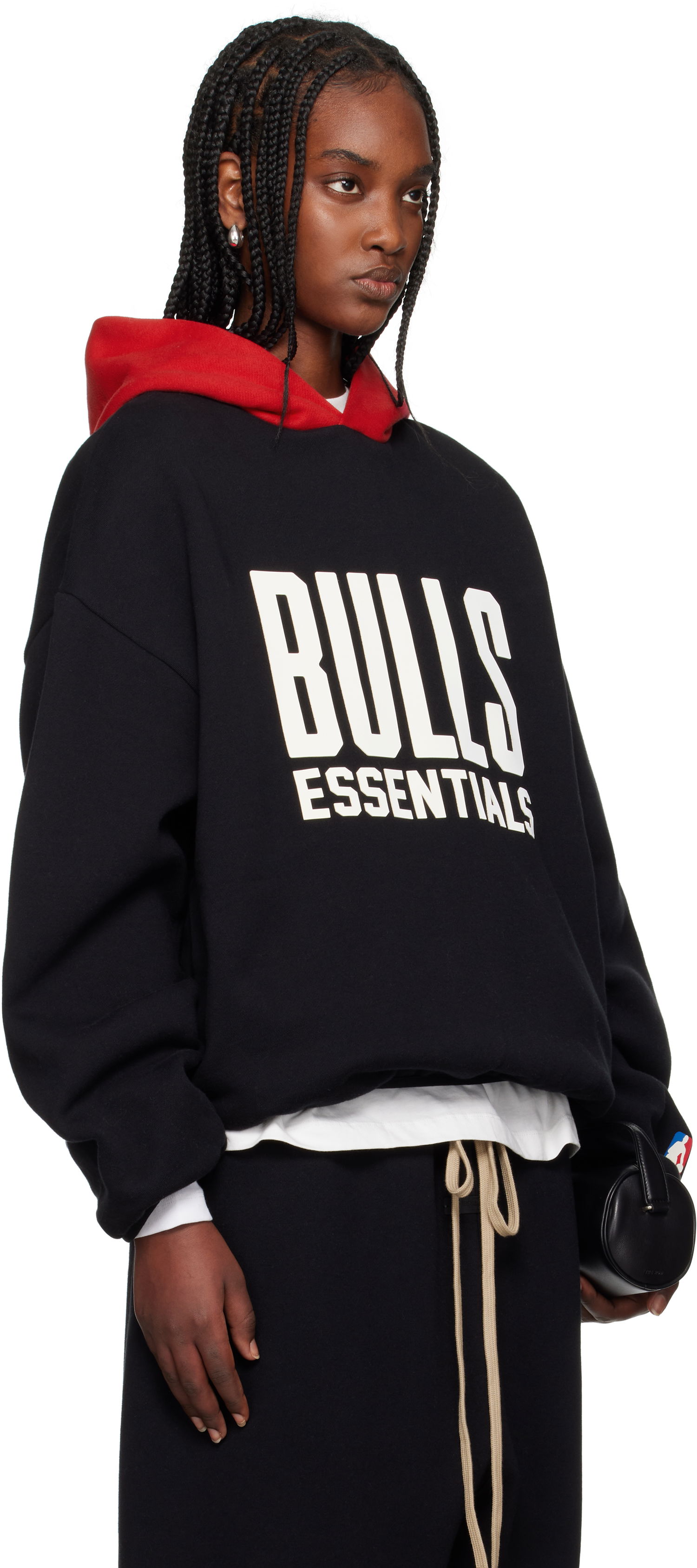Mikina Fear of God Fear of God ESSENTIALS NBA Bulls Pullover Hoodie Čierna | 192AL246504F, 1