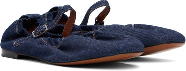 Oblečenie MAISON KITSUNÉ Maison Kitsuné Denim Ballerina Flats Modrá | NW04302WW0081, 3