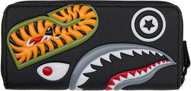 Peňaženka BAPE Shark Long Wallet Čierna | 001SGK701013F, 1