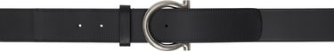 Opasok FERRAGAMO Salvatore Ferragamo Fixed Gancini Buckle Belt Čierna | 771013, 0