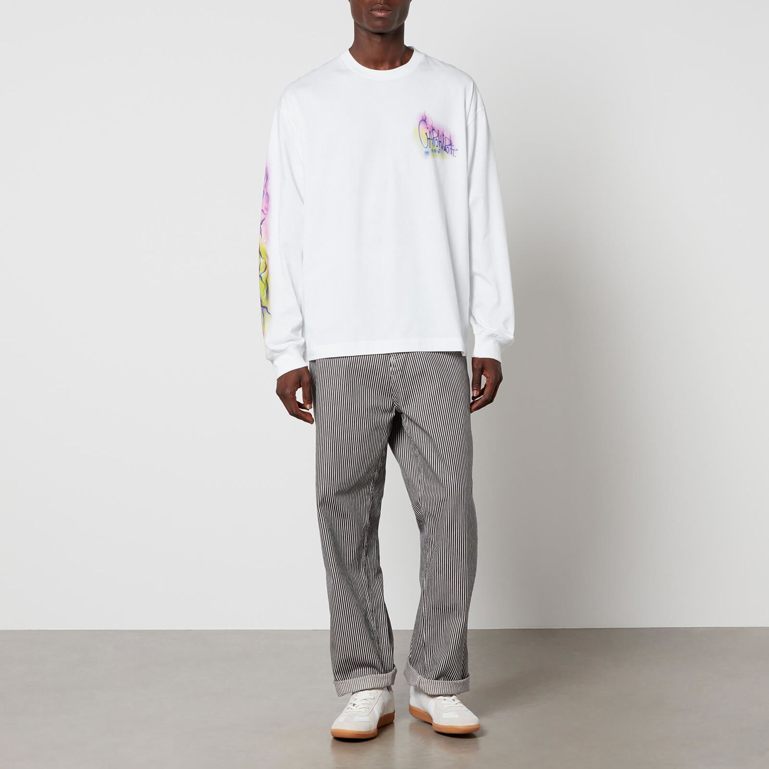 Tričko Carhartt WIP Babybrush Grin Cotton-Jersey Biela | I032125.02XX.03, 0