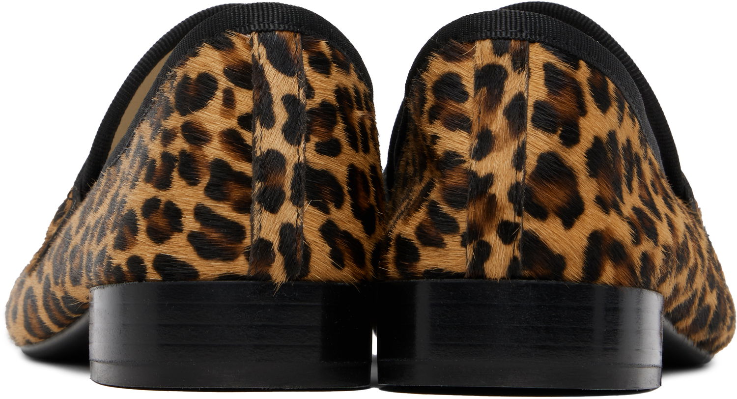 Starostlivosť o obuv Repetto Repetto Michael Calf Hair Loafers Hnedá | V1792PONY, 1