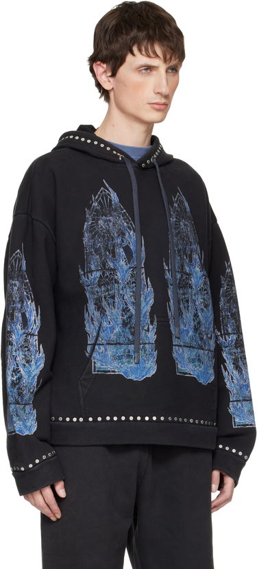 Mikina Who Decides War Flame Glass Hoodie Čierna | 1110310002FW25, 1