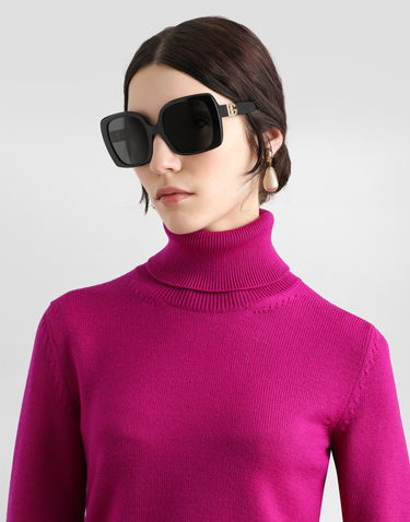 Sveter Dolce & Gabbana Dolce & Gabbana Wool Turtleneck Sweater Ružová | FXW41TJCVXXF0247, 3