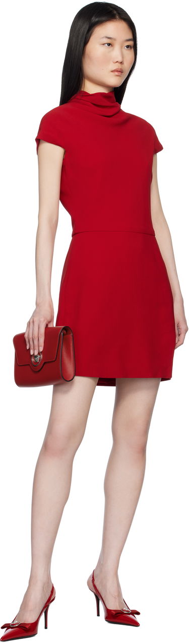 Taška cez rameno Versace Mini Calf Leather Shoulder Bag Vínová | 1000814_1A10526_1RB3P, 3