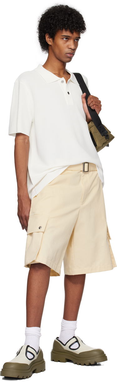 Polo tričko Jacquemus Jacquemus Knit Polo Biela | 25E255KN296-2439, 4