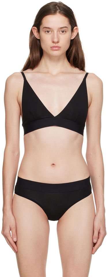Podprsenka Baserange Two-Pack Triangle Bras Čierna | BRTR-BL-PACK2, 0