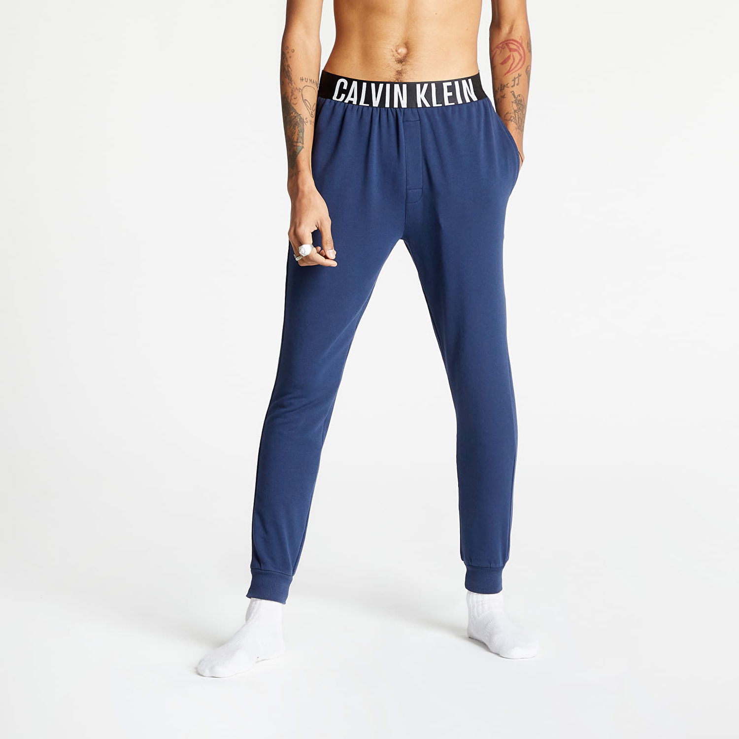 Tepláky CALVIN KLEIN Intense Power Lounge Jogger Navy | NM1961E 8SB, 0