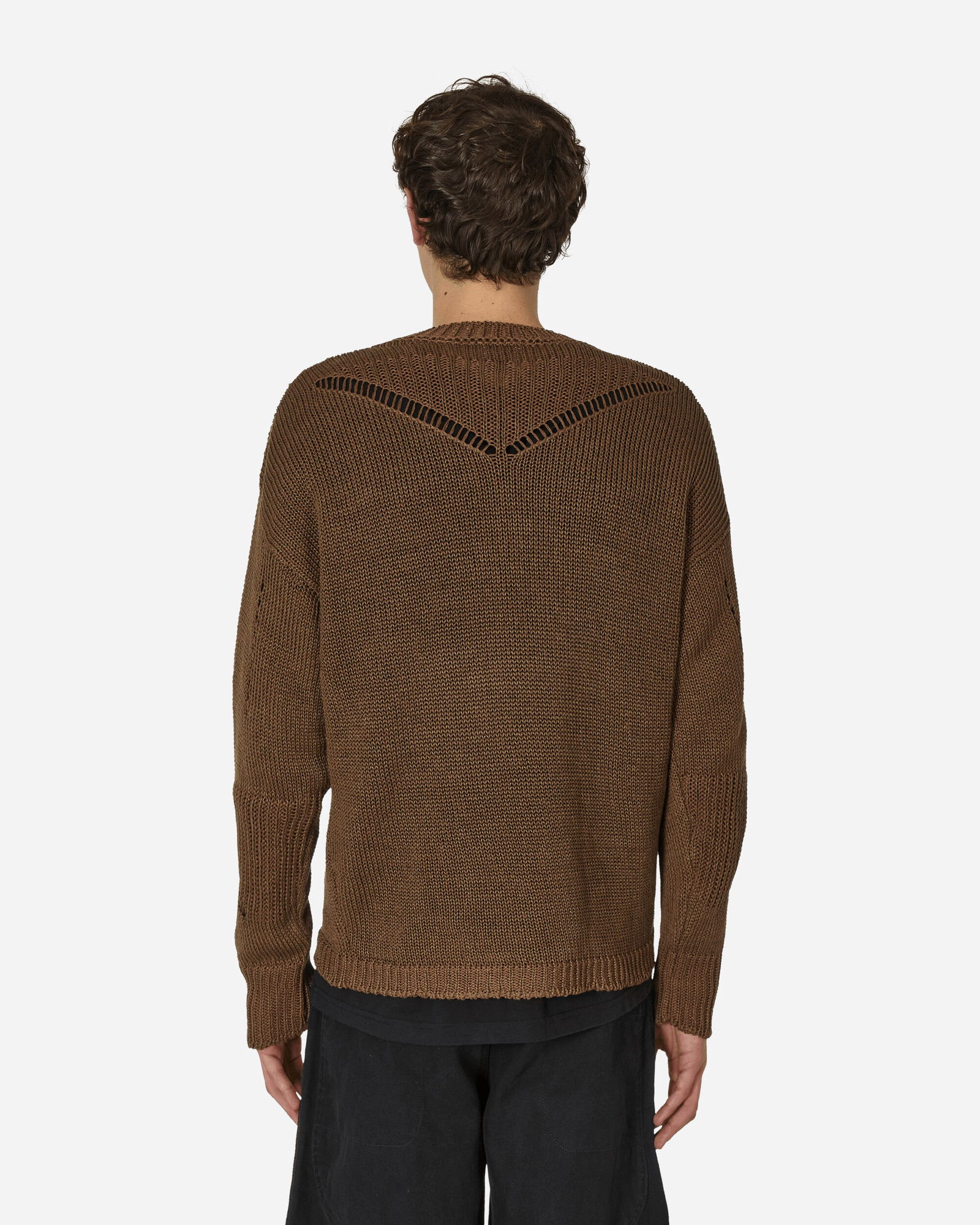 Hemp Crewneck Sweater Brown