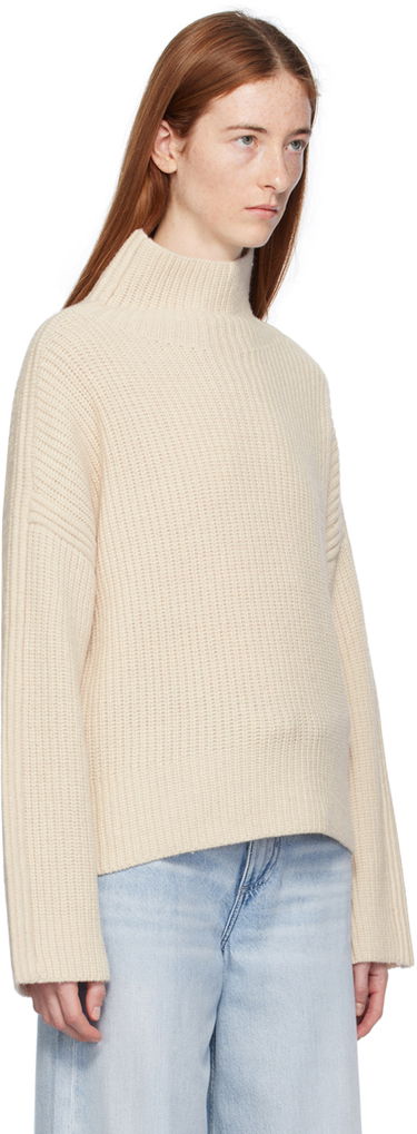Sveter rag & bone Rag & Bone Connie Turtleneck Sweater Béžová | WAS23F001SL01, 1
