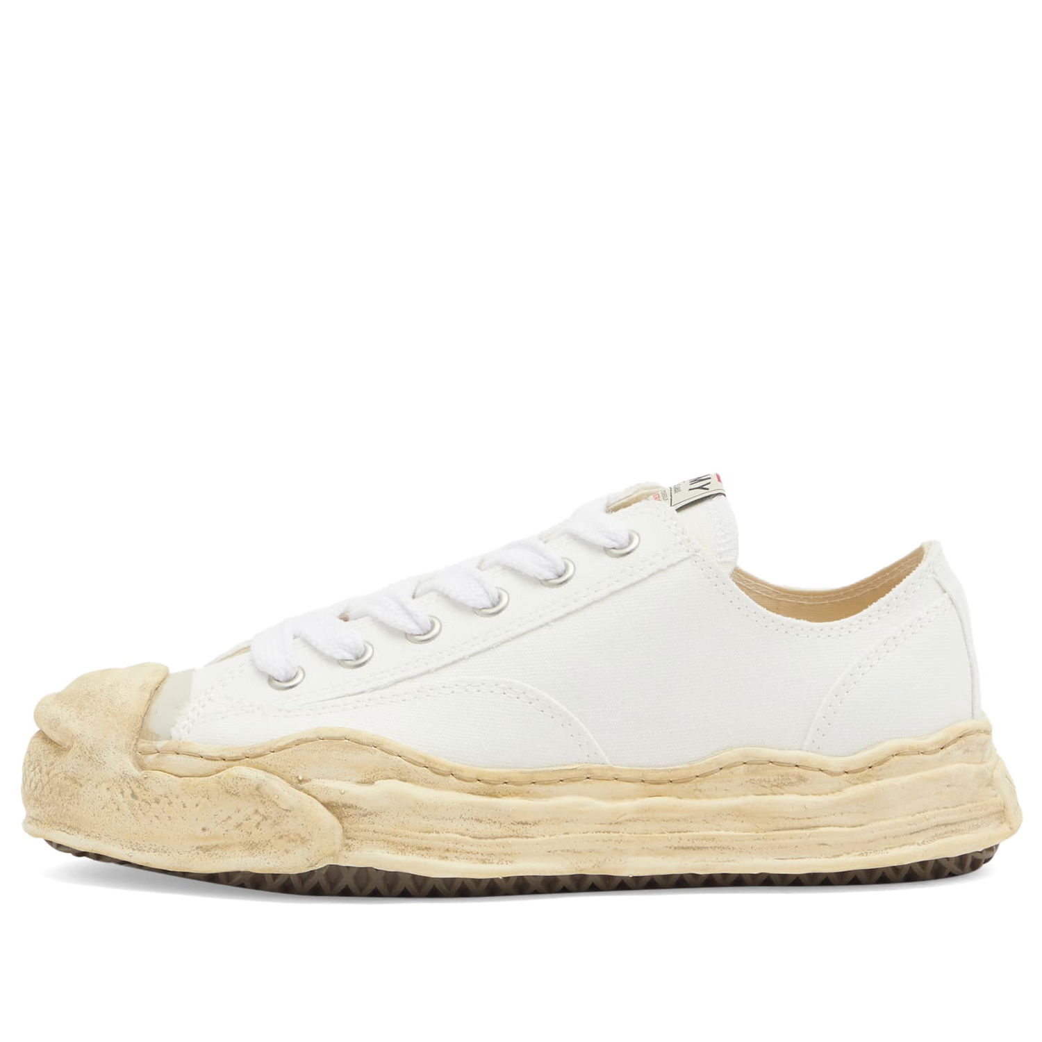 Tenisky a topánky Maison MIHARA YASUHIRO Hank Garment Dyed Low Canvas Biela | A13FW733-WH, 0