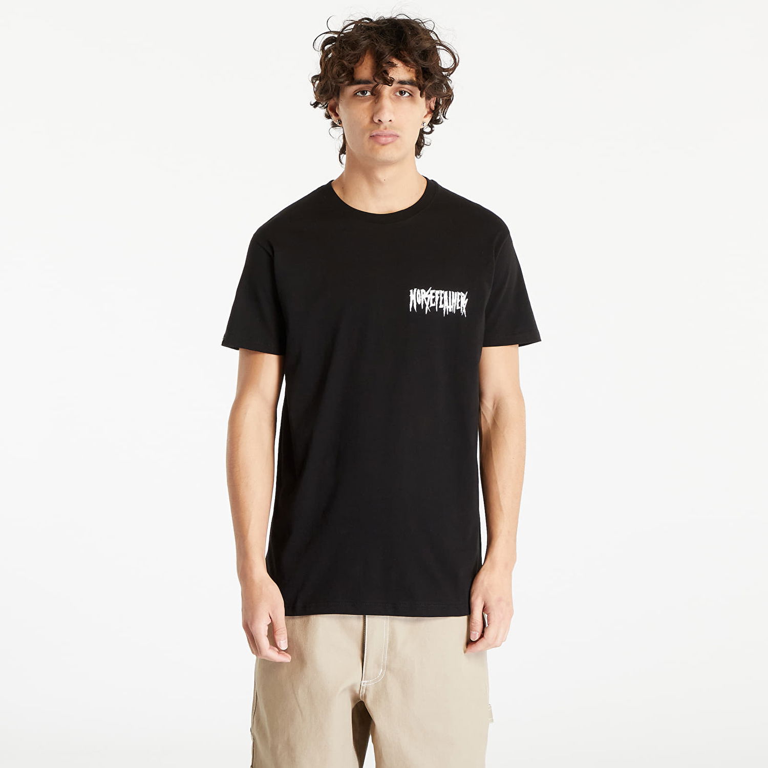 Tričko Horsefeathers Snow Shark T-Shirt Čierna | SM1331A, 0