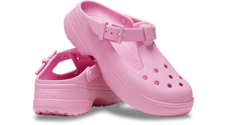 Tenisky a topánky Crocs Classic Mary Jane Clogs Pink Tweed Ružová | 210581-6WY, 1