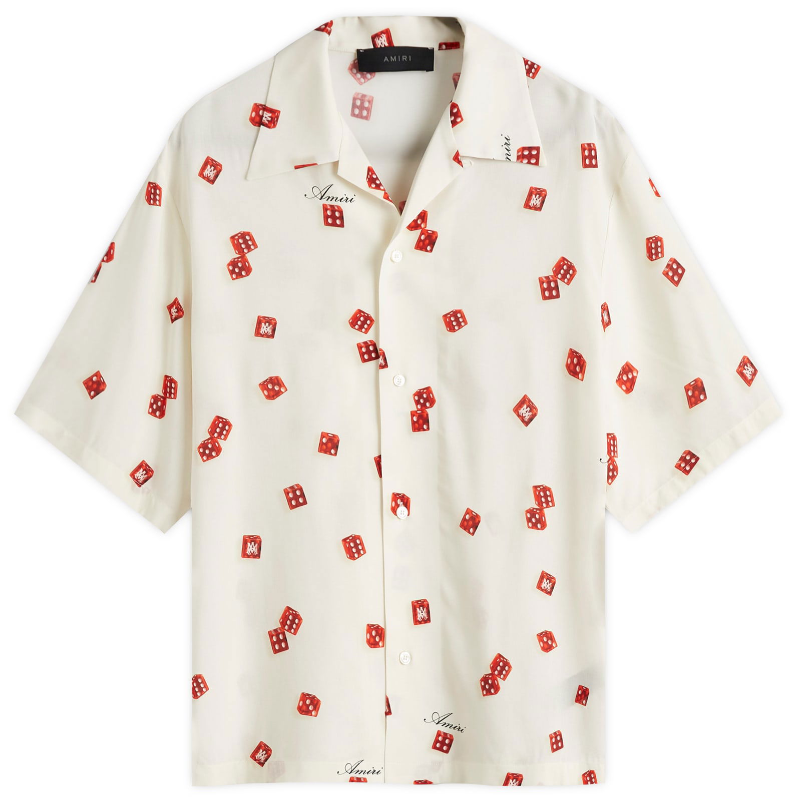 Dice Print Bowling Shirt