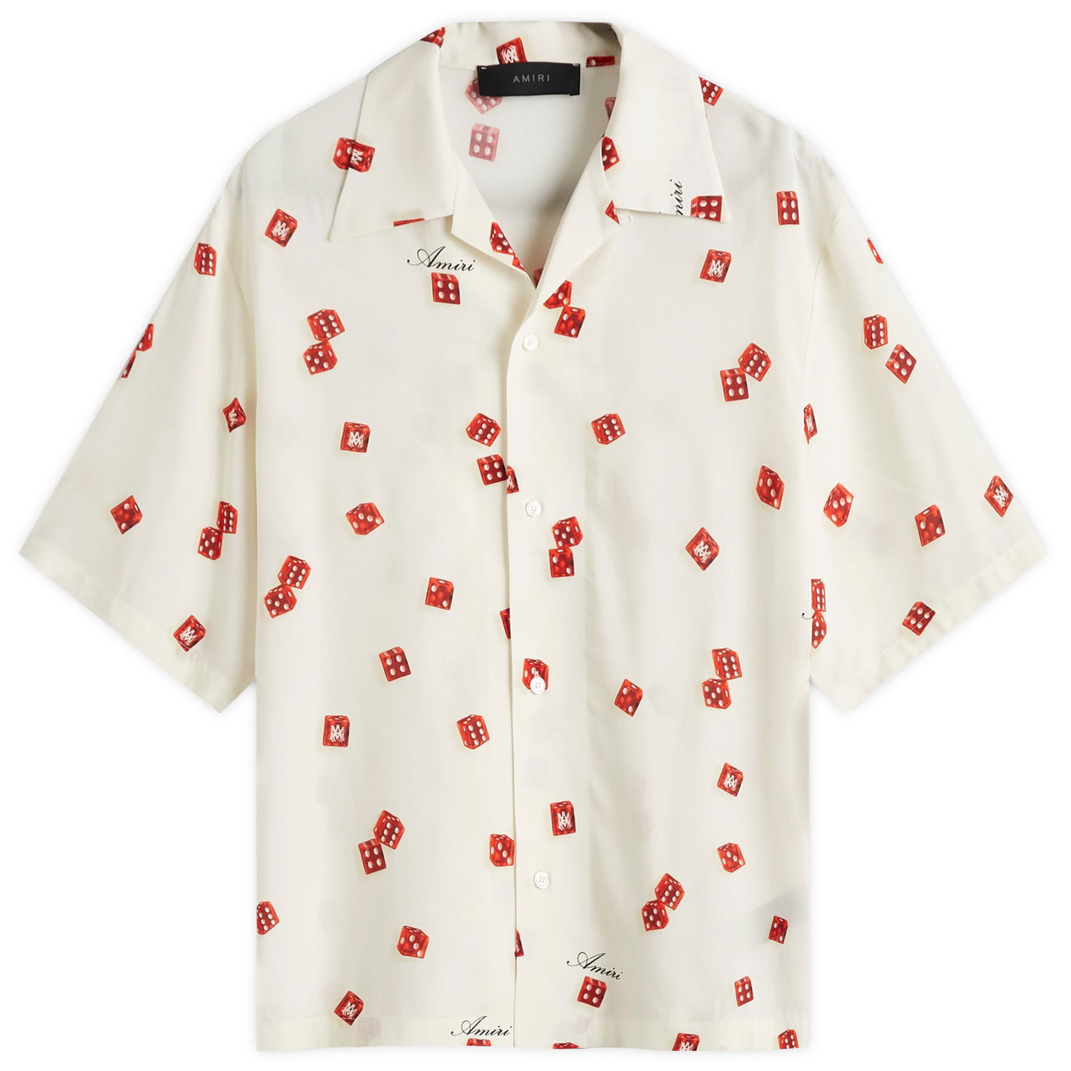 Košeľa AMIRI Dice Print Bowling Shirt Biela | AMSTCA1093-271, 0