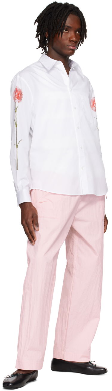 Nohavice Simone Rocha Simone Rocha Bow Pocket Cargo Pants Ružová | 4137 1219, 3