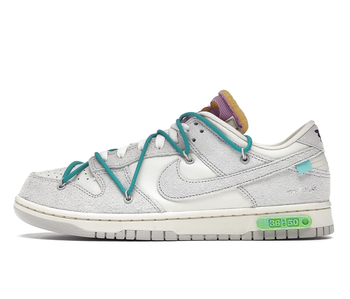 Tenisky a topánky Nike Off-White x Dunk Low "Lot 36 of 50" Biela | DJ0950-107, 0