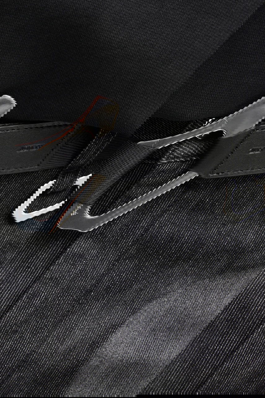 Opasok HELIOT EMIL Heliot Emil Technical Buckle Belt Čierna | AW25.16.118.BLK01, 1