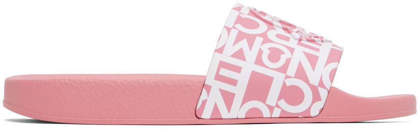 Tenisky a topánky Moncler Embossed Slides "Pink" Ružová | I109B4C00060M3002, 0