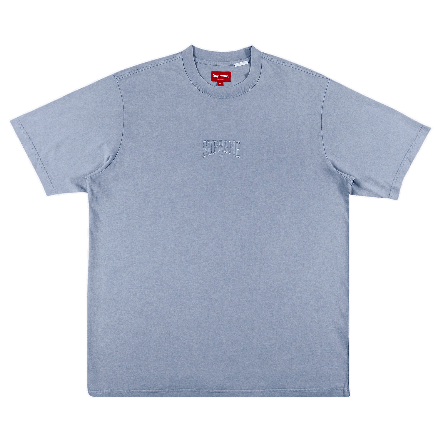 Tričko Supreme Acid Wash Short-Sleeve Top Modrá | SS22KN11 LIGHT BLUE, 0