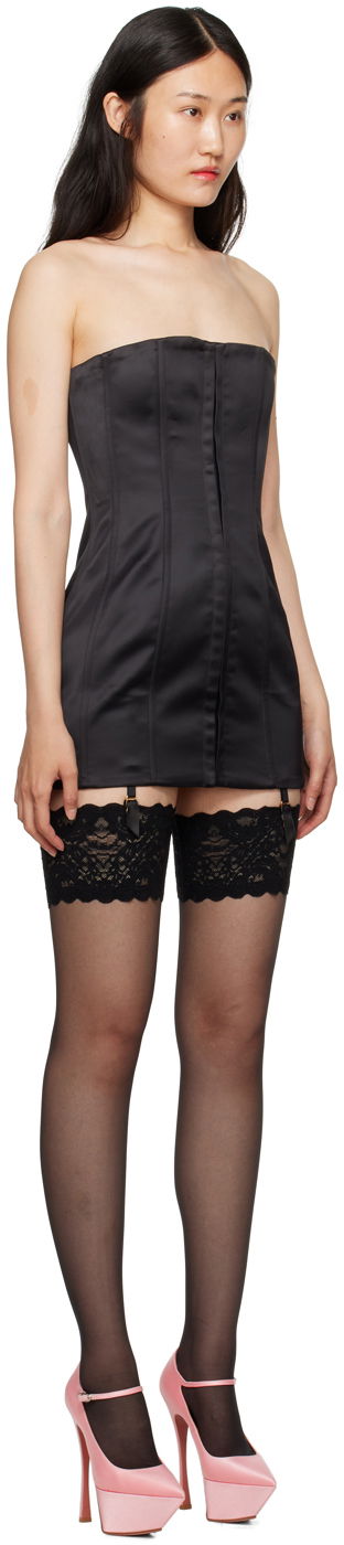 Šaty GUIZIO Guizio Corset Minidress Čierna | H23403W011, 1