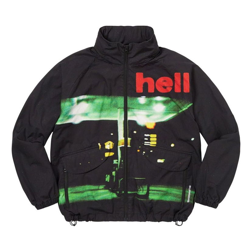 Vetrovka Supreme High Density Cotton Jacket Čierna | SUP-FW23-191
