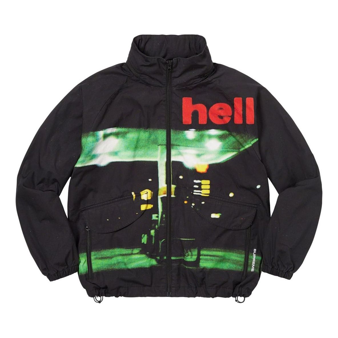 Vetrovka Supreme High Density Cotton Jacket Čierna | SUP-FW23-191, 0