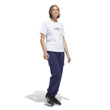 Tričko adidas Performance Floral Graphic T-Shirt Biela | JI9432, 3