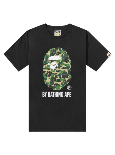 Tričko BAPE ABC Camo By Bathing Ape T-Shirt Black/Green Čierna | 001TEJ301006M-BLKGRN