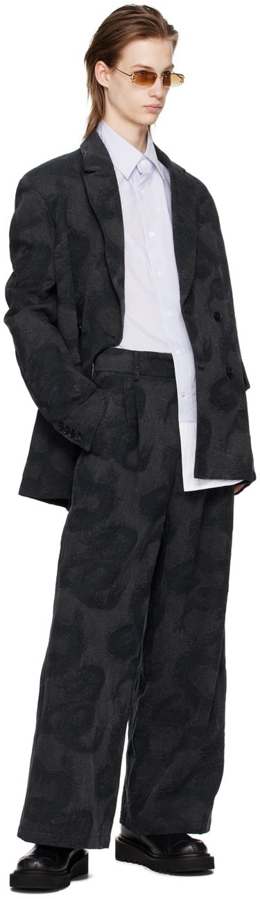 Košeľa Feng Chen Wang Feng Chen Wang Patchwork Shirt Fialová | FMS17SR07, 3