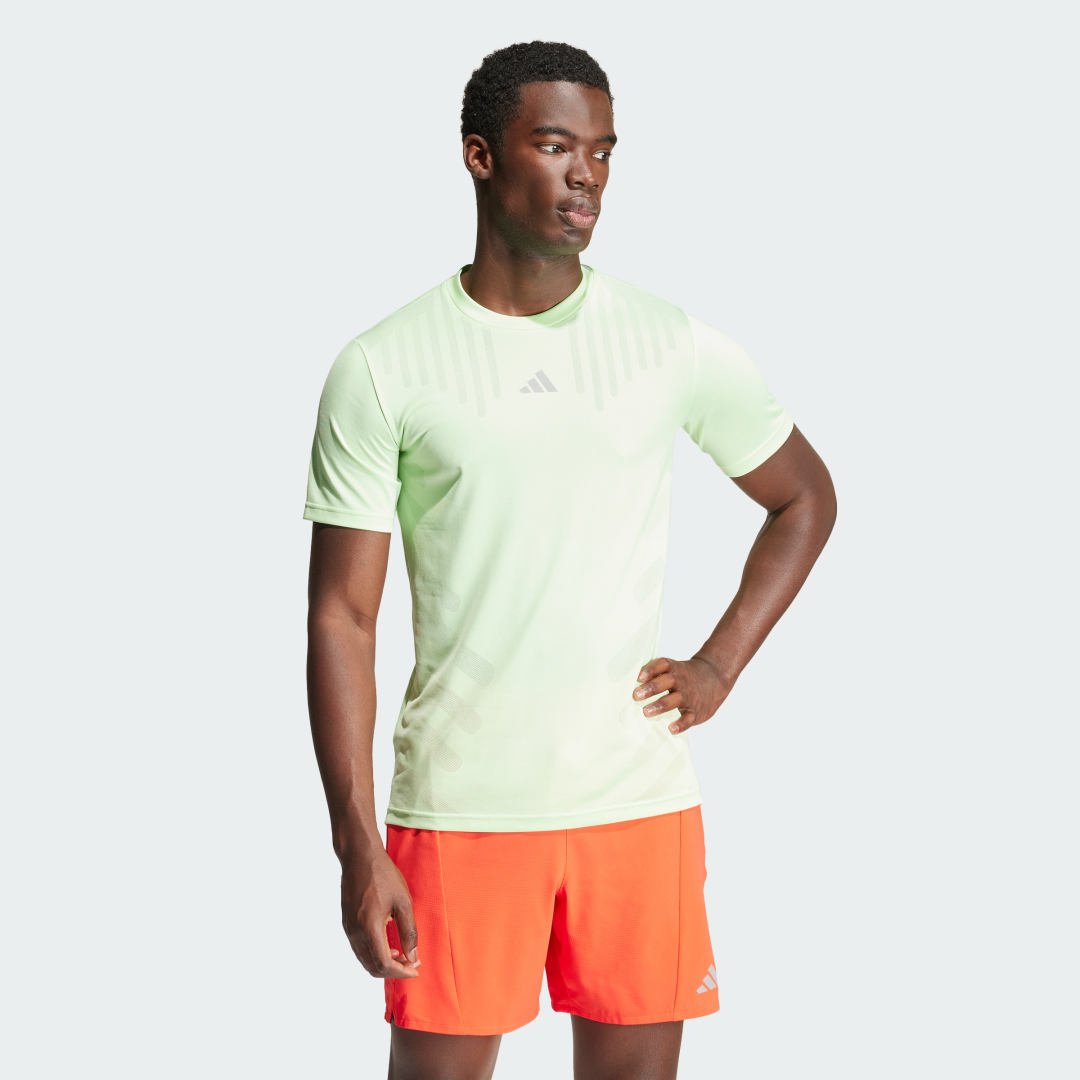 Tričko adidas Performance HIIT Airchill Workout Biela | IS3730, 1