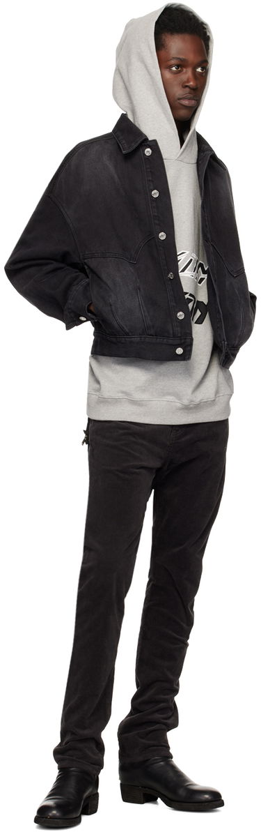 Bunda We11done We11done Relaxed-Fit Denim Jacket Čierna | WD-DJ3-22-303-U-BK, 3