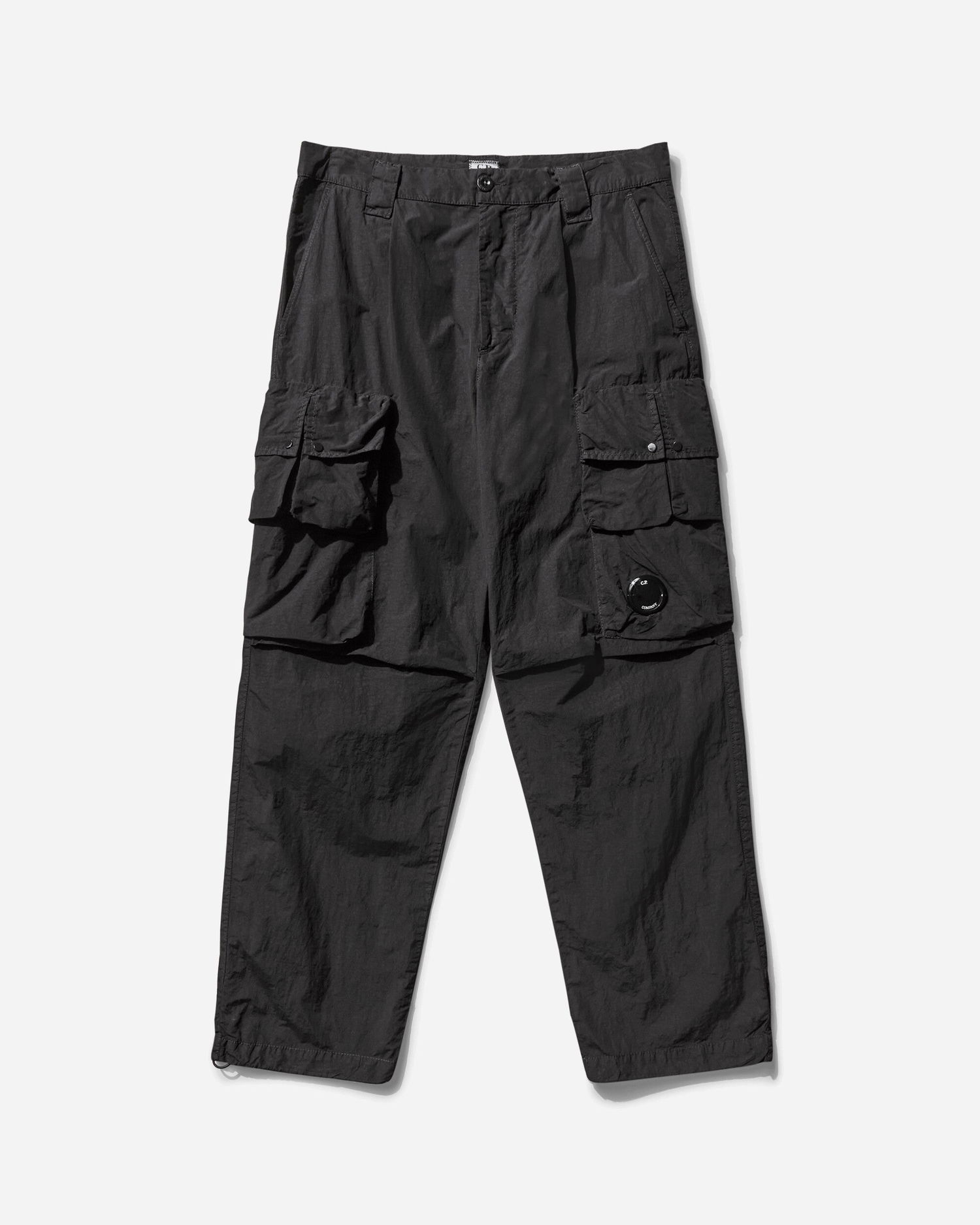 Cargo nohavice C.P. Company Flatt Nylon Cargo Pants Čierna | 18CMPA170A-005991G 999, 0