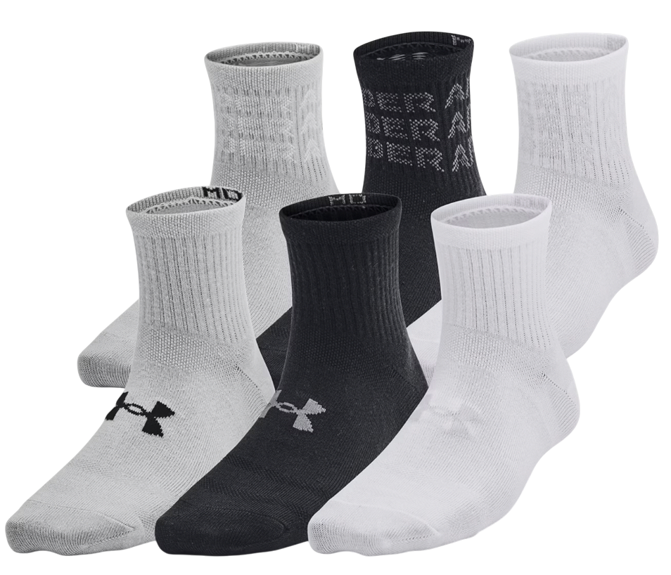 Ponožky Under Armour Essential 6pk Quarter Socks Rôznofarebný | 1387060-001, 0
