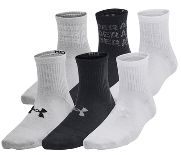 Ponožky Under Armour Essential 6pk Quarter Socks Rôznofarebný | 1387060-001, 0