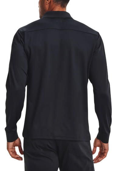 Polo tričko Under Armour Under Armour Tac Performance 2.0 Long Sleeve Polo Shirt Čierna | 1365383-465, 1