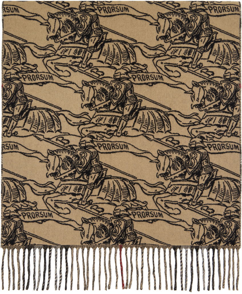 Šál Burberry EKD Cashmere Reversible Scarf Beige Béžová | 8074289, 0